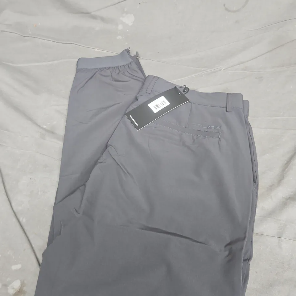 DRUIDS MEN'S GOLF JOGGERS - CHARCOAL - UK 34/32 (NEW WITH TAGS)