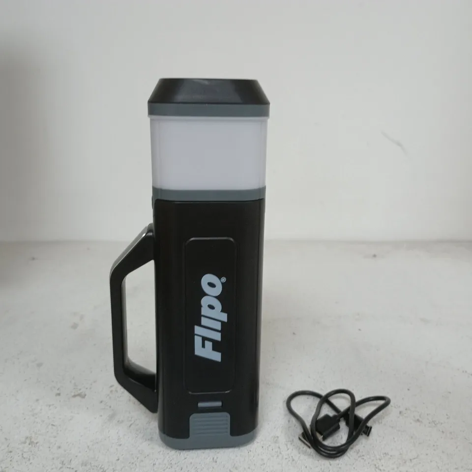 FLIPO PORTABLE FLASHLIGHT – BLACK