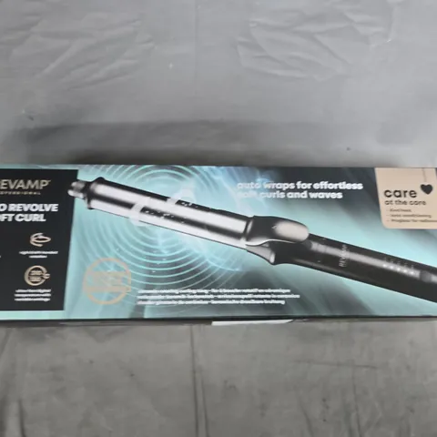 REVAMP SOFT CURL AUTO REVOLVE CERAMIC ROTATING CURLING TONG