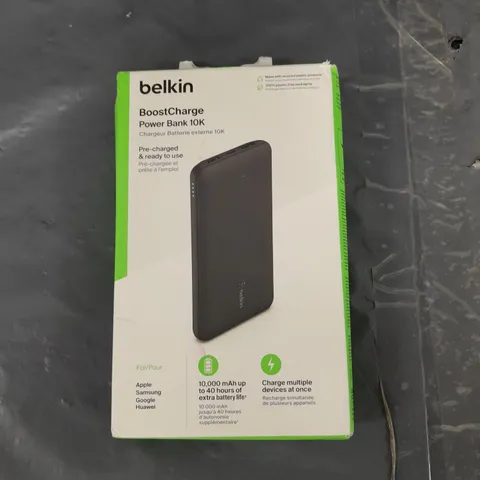 SEALED BELKIN 10,000MAH POWERBANK TWIN PACK - 3 PORT, 15W OUTPUT, FAST CHARGING, BLACK