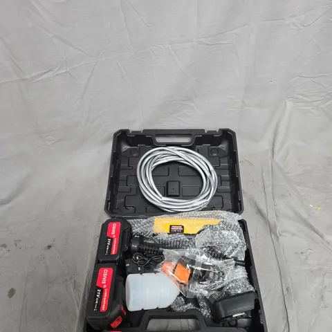 PRESSURE WASHER GUN KIT WITH ACCESSORIES IN CARRY CASE
