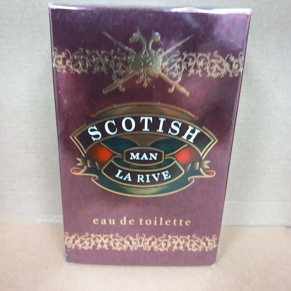 BOXED AND SEALED SCOTISH MAN LA RIVE EAU DE TOILETTE 90ML