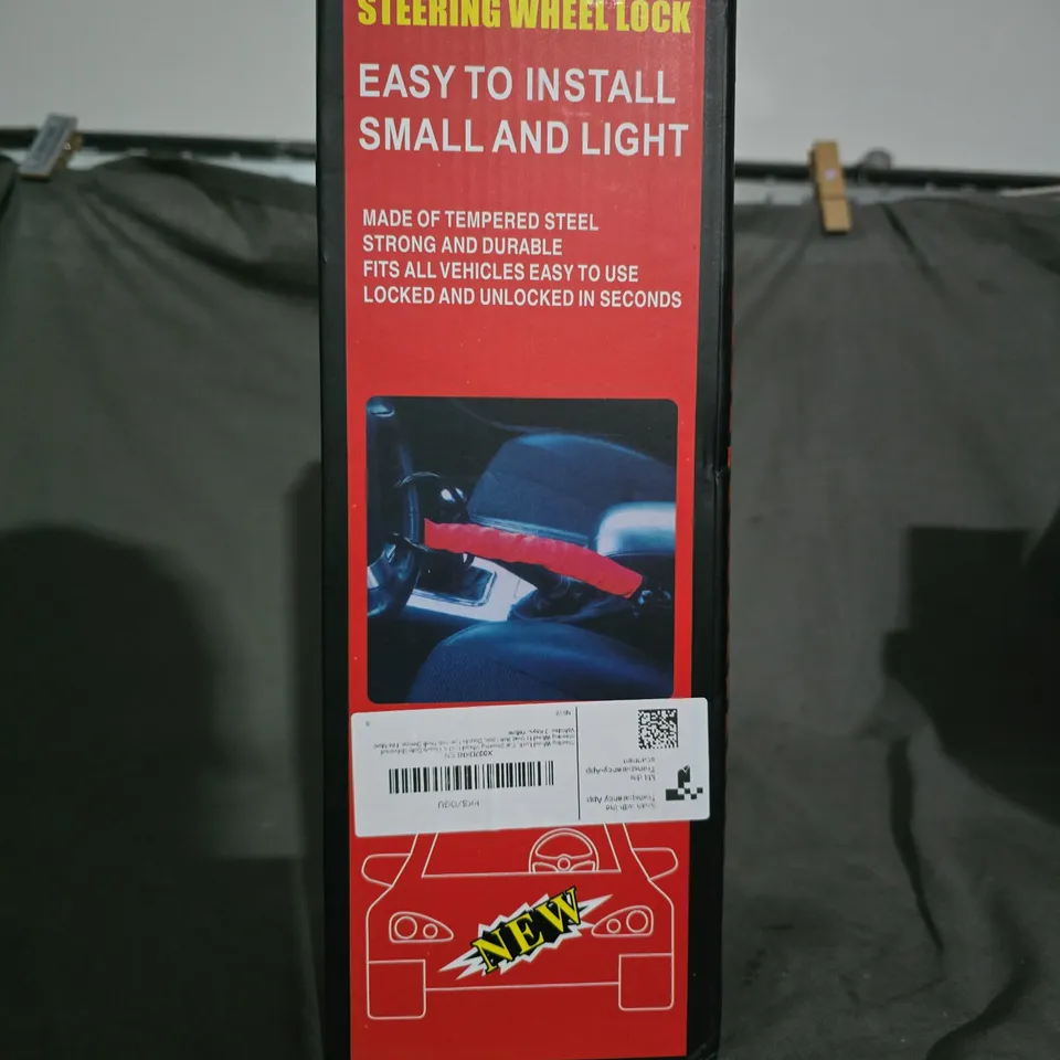 Steering Wheel Lock – Easy to Install, Small and Light (New)