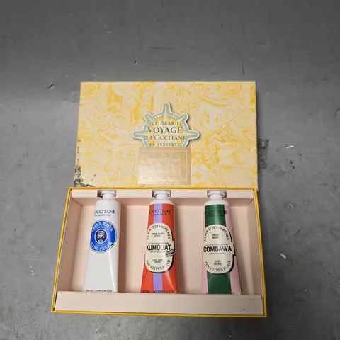 LE GRAND VOYAGE L'OCCITANE HAND CREAM TRIO 