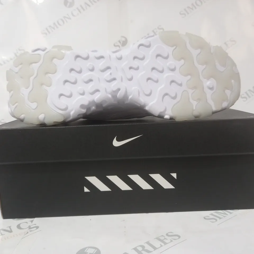 BOXED PAIR OF NIKE REACT VISION SHOES IN WHITE UK SIZE 9