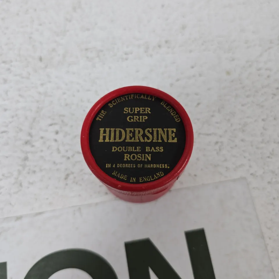 HIDERSINE SUPER GRIP DOUBLE BASS ROSIN – GRADE 2 (MADE IN ENGLAND)