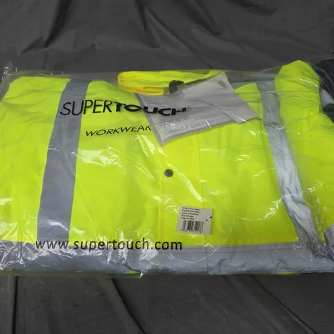 SUPERTOUCH WORKWEAR HI-VIS TWO TONE PARKA - 4XL 
