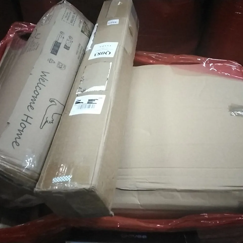 PALLET OF ASSORTED PRODUCTS AND HOUSEHOLD GOODS TO INCLUDE;GOVEE CEILING LIGHT,GYM MATTS,STEAM CLEANER