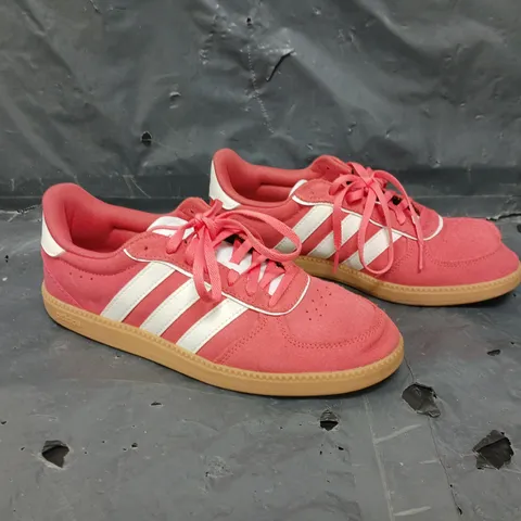 WOMENS ADIDAS BREAKNET SLEEK SUEDE TRAINER - SIZE 6 