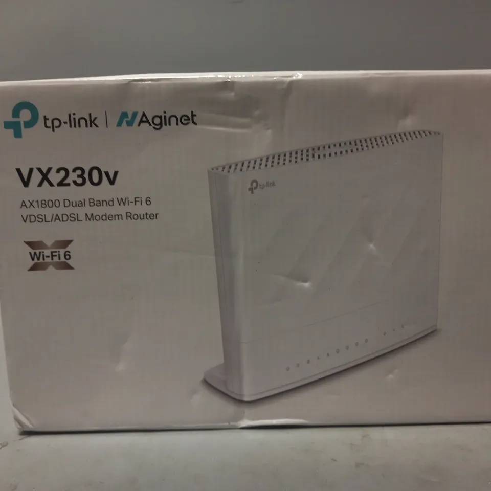 BOXED TP-LINK XV230V AX1800 DUAL BAND WI-FI 6 MODEM ROUTER