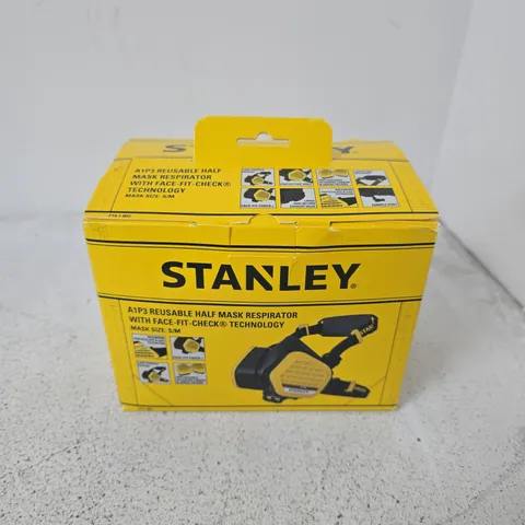 BOXED STANLEY A1P3 REUSABLE HALF MASK RESPIRATOR - S/M