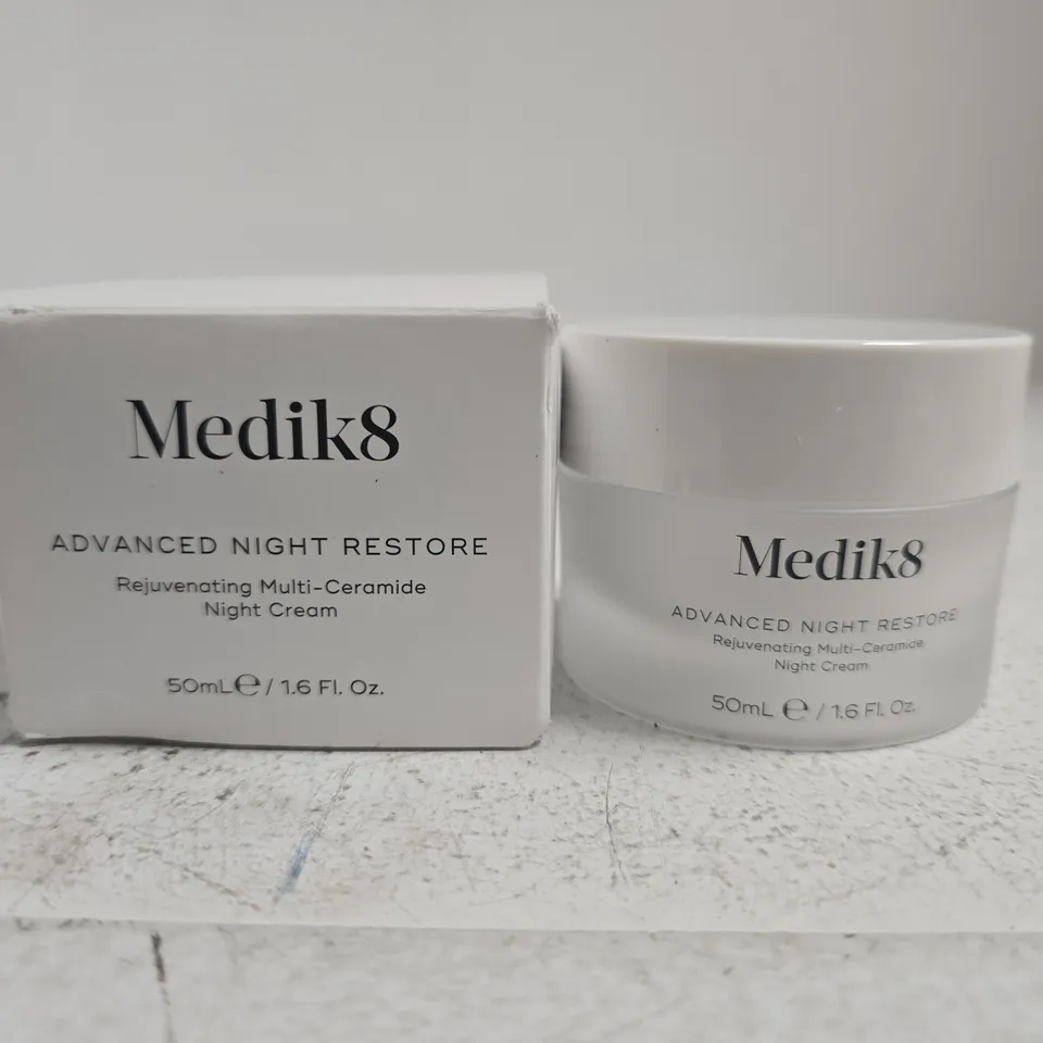 MEDIK8 ADVANCED NIGHT RESTORE REJUVENATING MULTI-CERAMIDE NIGHT CREAM – 50ML – BOXED