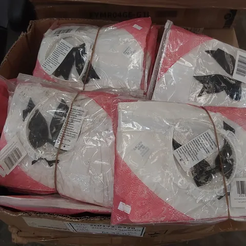 BOX CONTAINING A LARGE QUANTITY OF SEXY LINGERIE OUTFITS