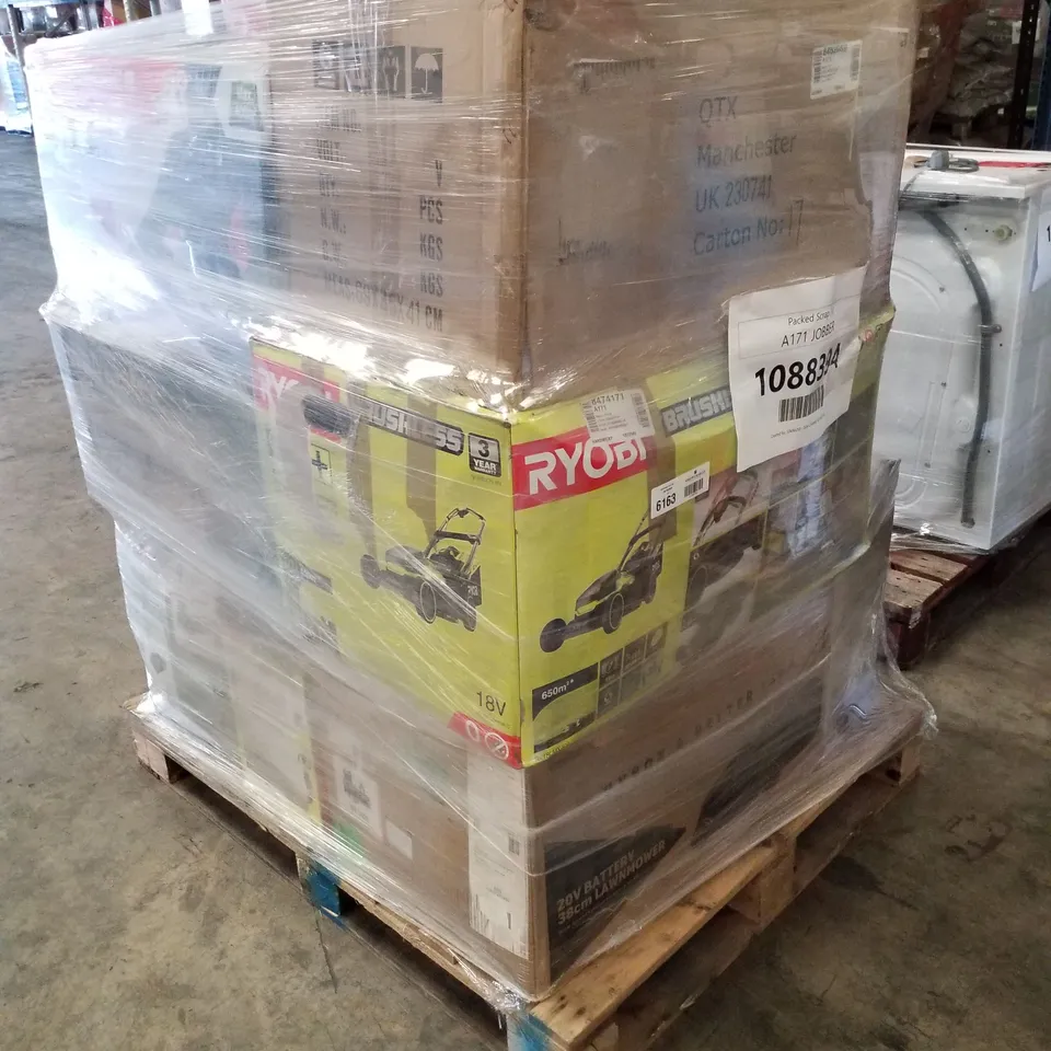 PALLET OF APPROXIMATELY 16 UNPROCESSED RAW RETURN HOUSEHOLD AND ELECTRICAL GOODS TO INCLUDE;