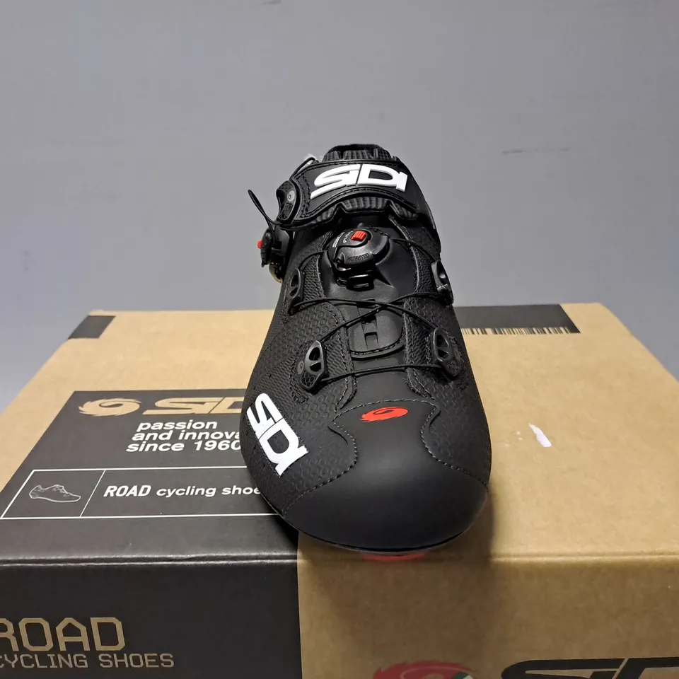 BOXED SIDI SCARPE WIRE 2 NATT CARBON MATT BLACK SHOES - EUR 41