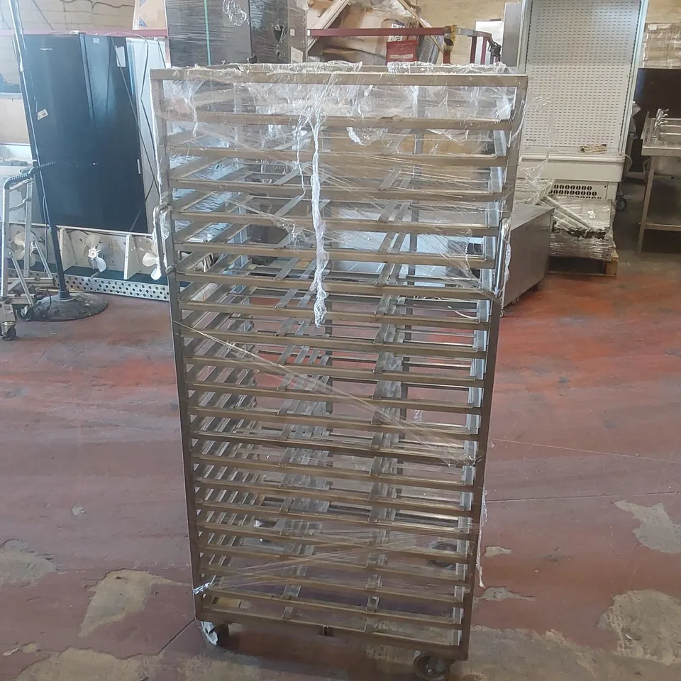 COMMERCIAL STAINLESS STEEL CATERING FOOD TROLLEY