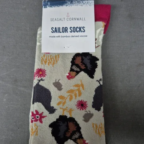 SEASALT CORNWALL WOMEN'S BAMBOO ARTY SOCKS ONE SIZE