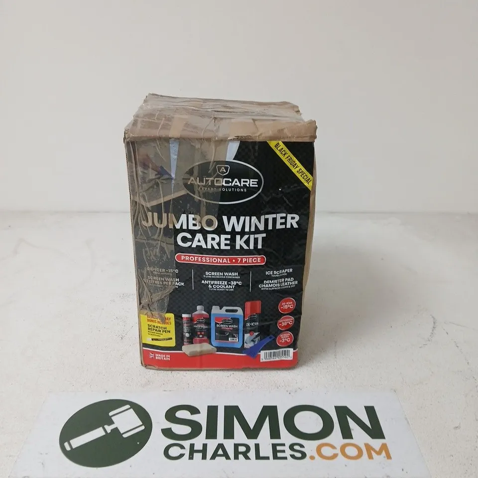 AUTOCARE JUMBO WINTER CARE KIT TO INCLUDE SCREEN WASH, ANTI-FREEZE & DE-ICER