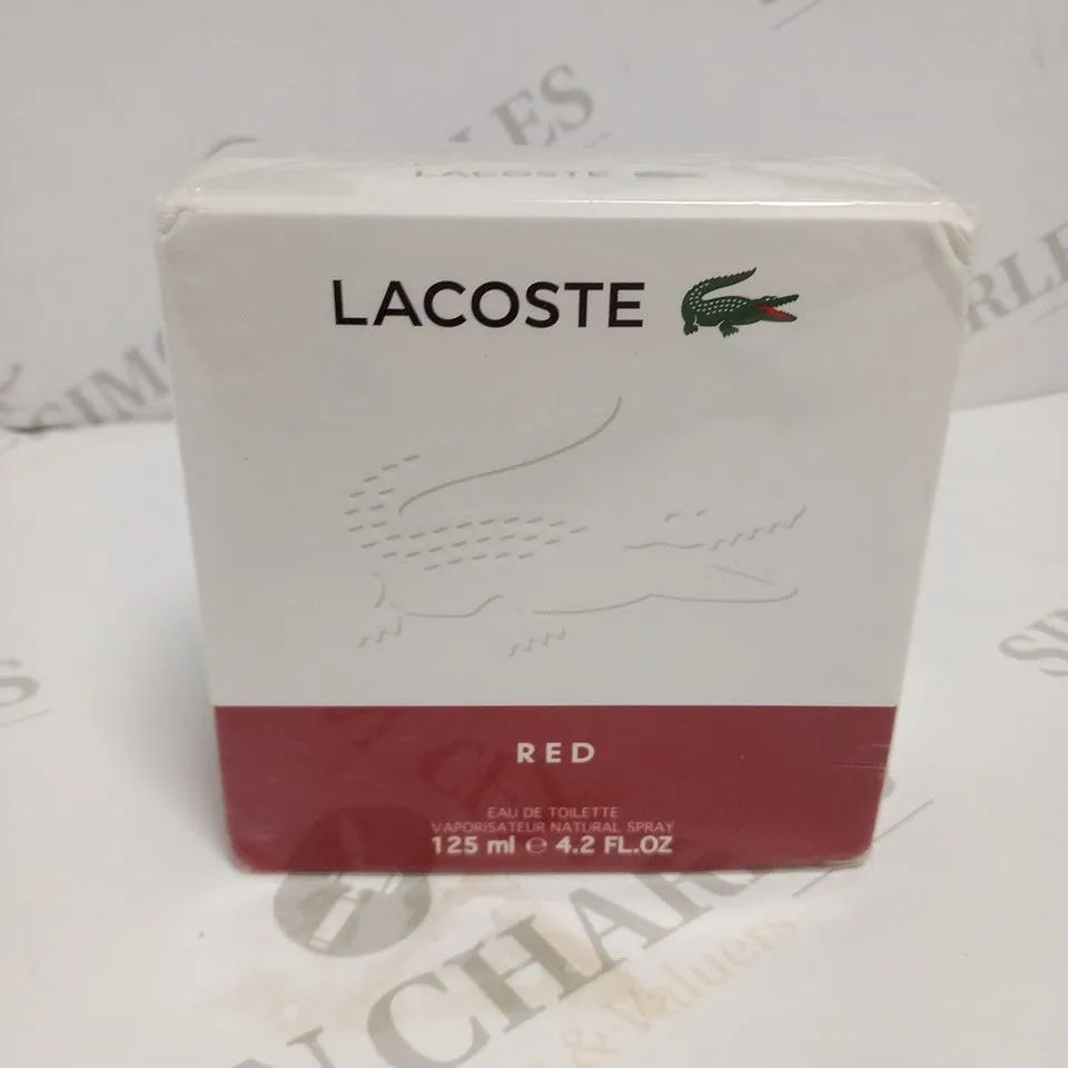 BOXED LACOSTE RED EAU DE TOILETTE 125ML