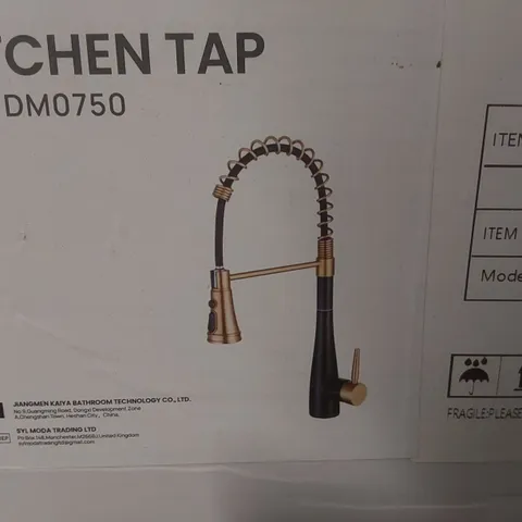 BOXED PRE-RINSE PULL-DOWN SWIVEL KITCHEN FAUCET