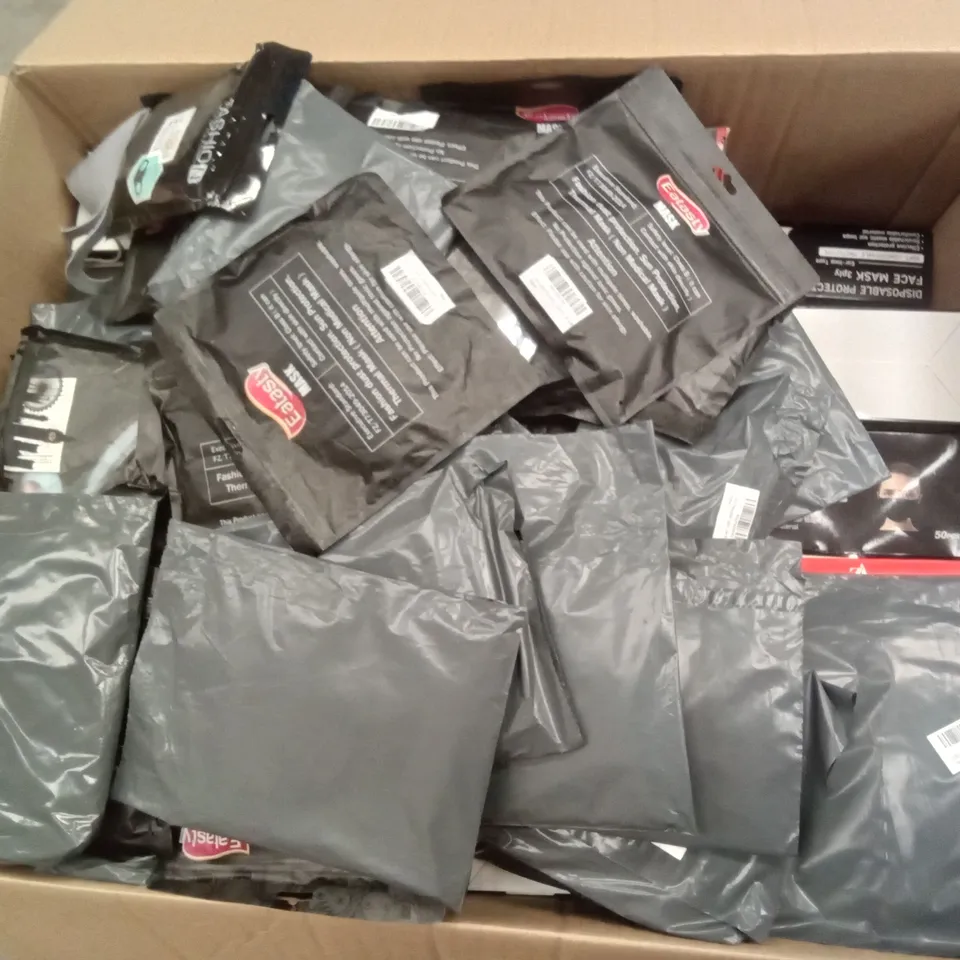 PALLET OF 8 BOXES CONTAINING ASSORTED FACE MASKS