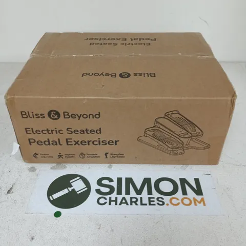 BOXED BLISS & BEYOND ELECTRIC SEATED PEDAL EXERCISER
