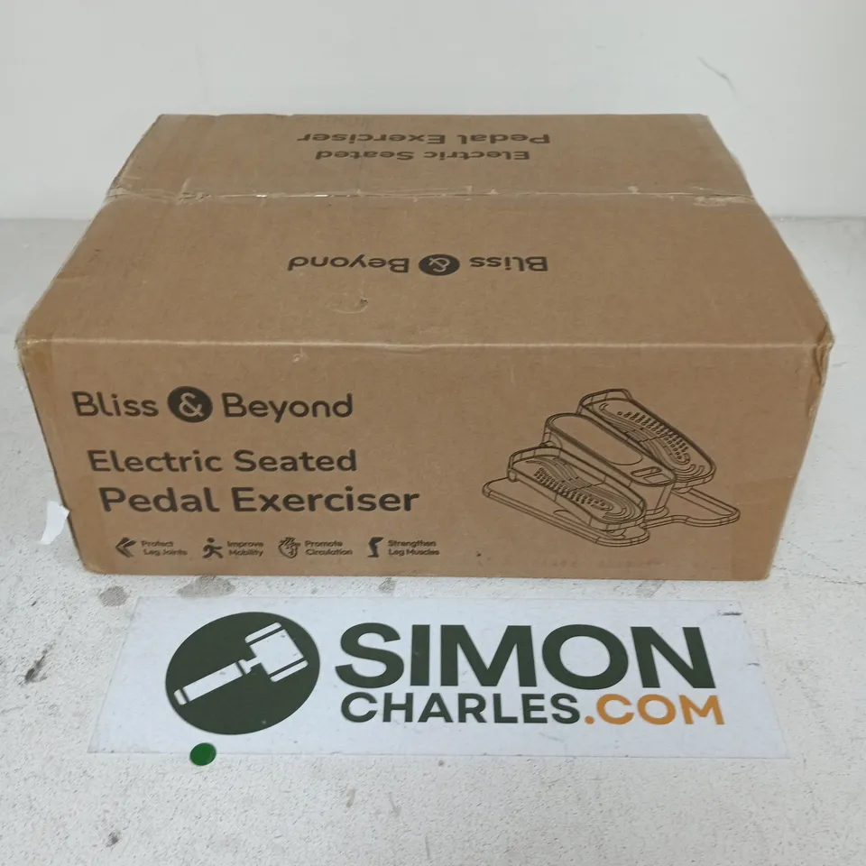 BOXED BLISS & BEYOND ELECTRIC SEATED PEDAL EXERCISER
