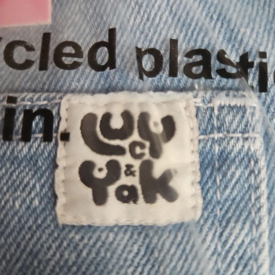 LUCY & YAK DANA JEANS ORGANIC DENIM LIGHTWASH BLUE – SIZE 28R