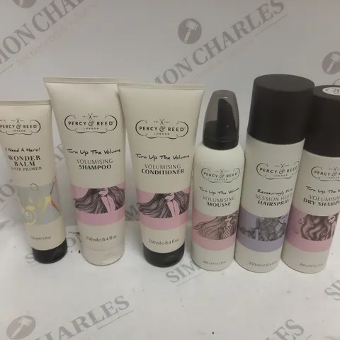 PERCY & REED LONDON HAIR CARE COLLECTION TO INCLUDE SHAMPOO, CONDITIONER, PRIMER ETC 