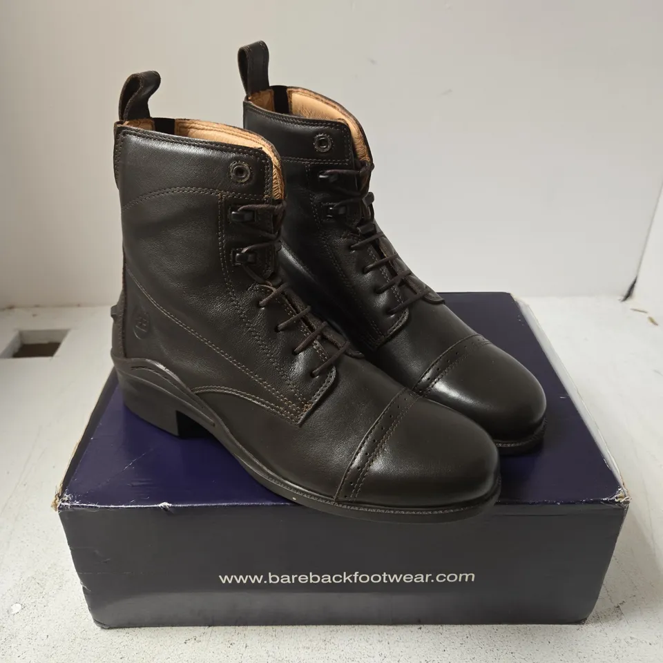 BAREBACK WINDSOR RIDING BOOTS – BROWN, UK 7