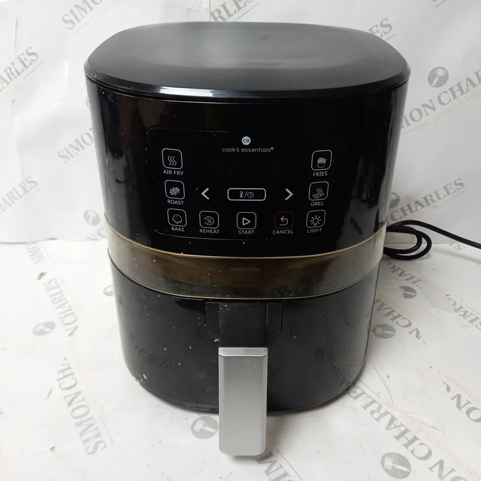 COOK'S ESSENTIALS 4L AIR FRYER - BLACK