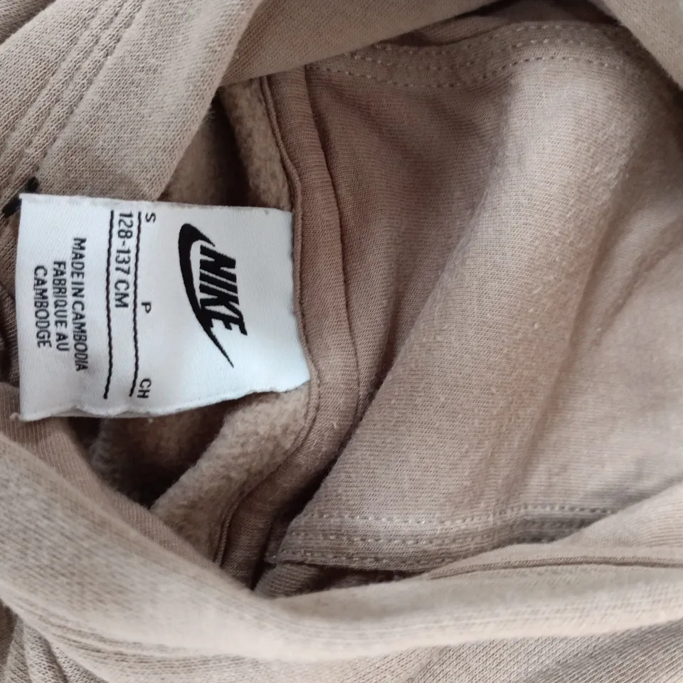 NIKE KIDS' HOODIE – GREY, SIZE 128–137 CM (SB BRANDING)