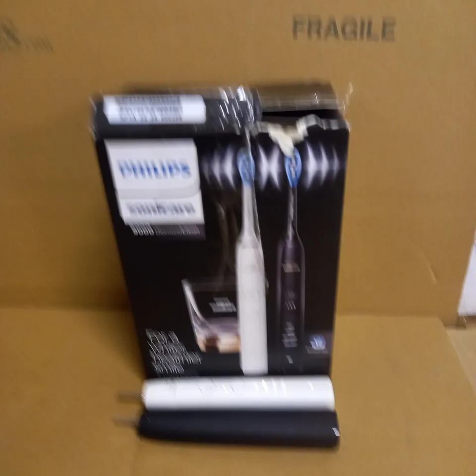 PHILIPS SONICARE DIAMONDCLEAN 9000 ELECTRIC TOOTHBRUSH - DUO - BLACK & WHITE