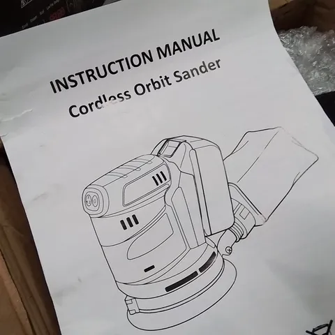 BOXED CORDLESS ORBIT SANDER