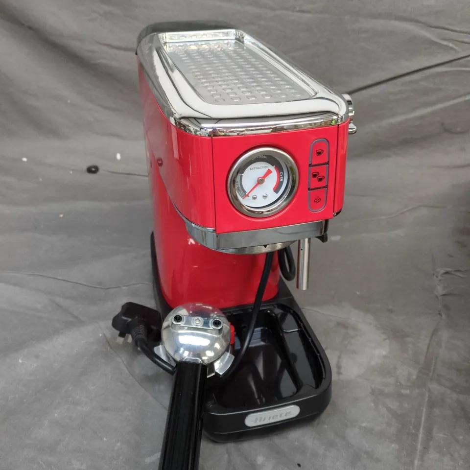 ARIETE MODERNA ESPRESSO COFFEE MACHINE – RED