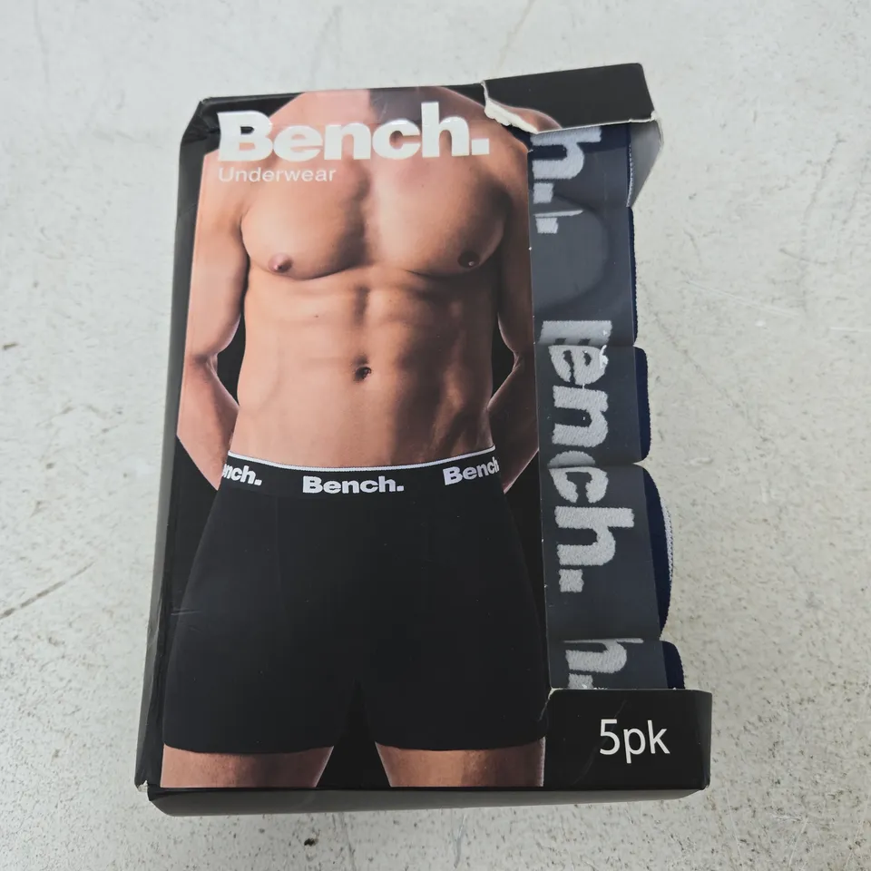 BENCH UNDERWEAR 5-PACK – MEN'S BOXER SHORTS, UK L