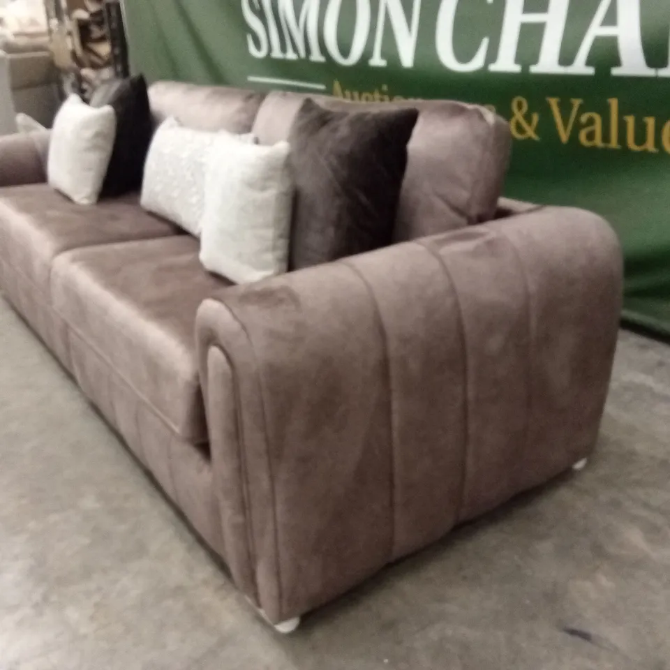 AMARA 4 SEATER SOFA - CHOCOLATE RRP £1349