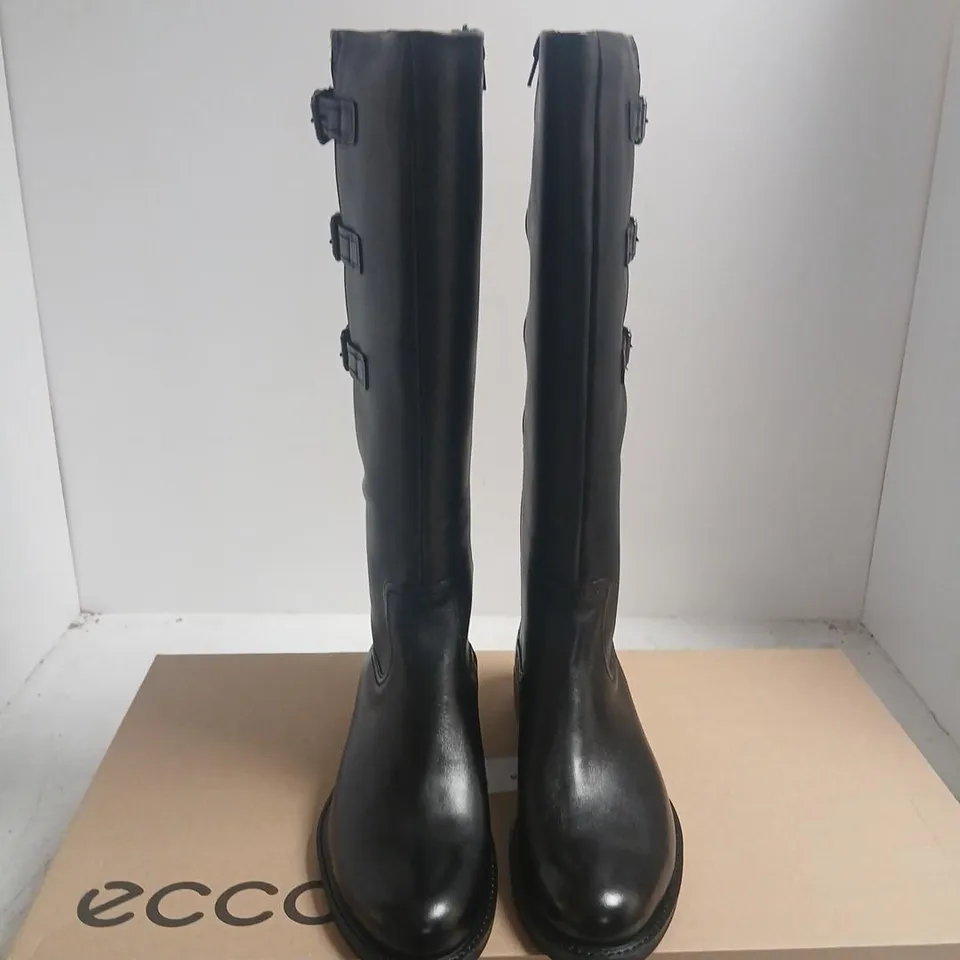 ECCO KNEE-HIGH BOOTS – BLACK, UK 7.5 (EU 41)