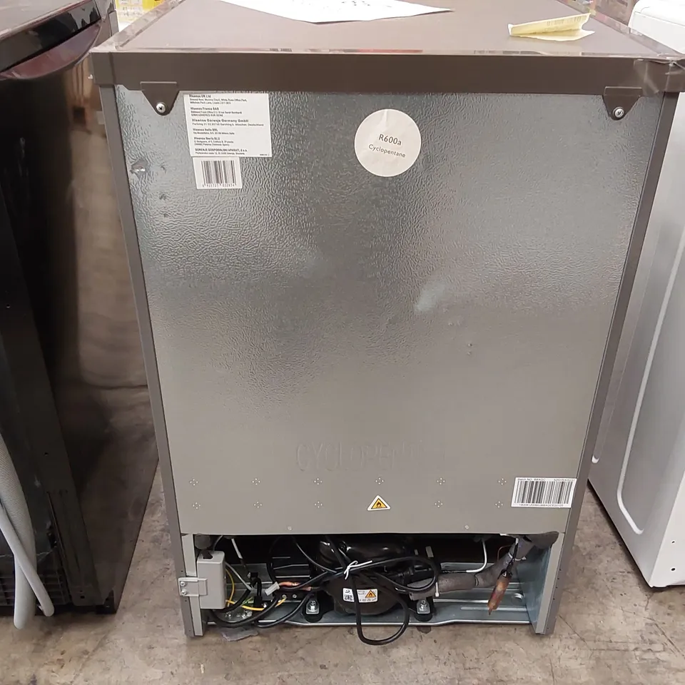 HISENSE FV105D4BC21 UNDER COUNTER FREEZER - STAINLESS STEEL 