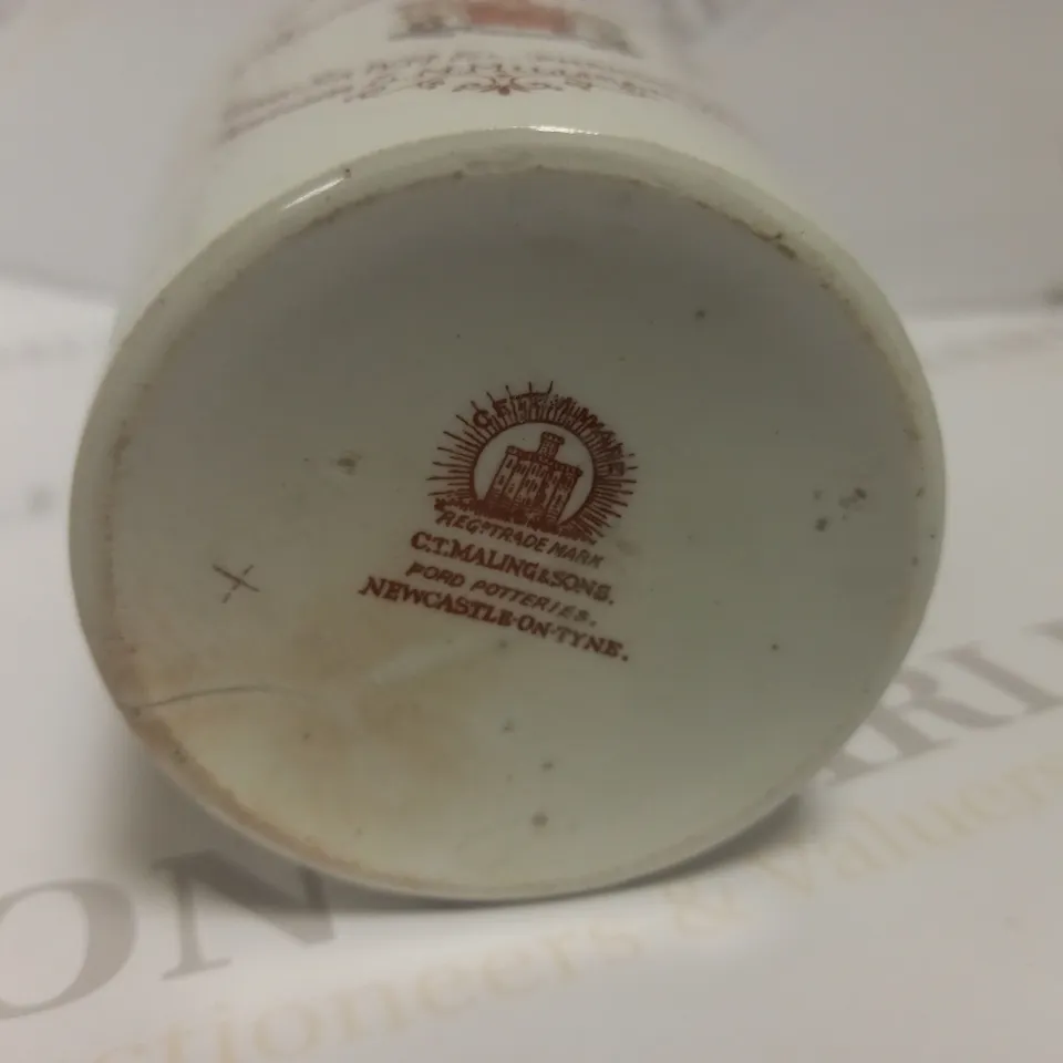C.T.MALING & SONS NEWCASTLE CORONATION SOUVENIR