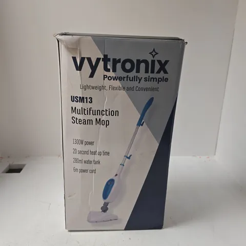 BOXED VYTRONIX USM13 MULTIFUNCTIONAL STEAM MOP