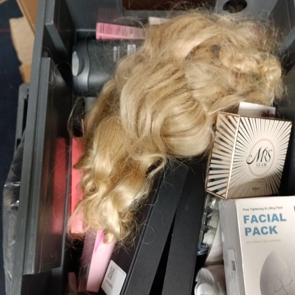 APPROXIMATEY 20 ASSORTED HEALTH AND BEAUTY PRODUCTS TO INCLUDE - DOVE MEN +CARE BODY WASH - BULLDOG SHOWER GEL AND FANTASY HAIR CLIPS