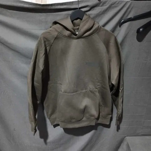 ESSENTIALS MEN'S HOODIE – OLIVE KHAKI, SIZE M