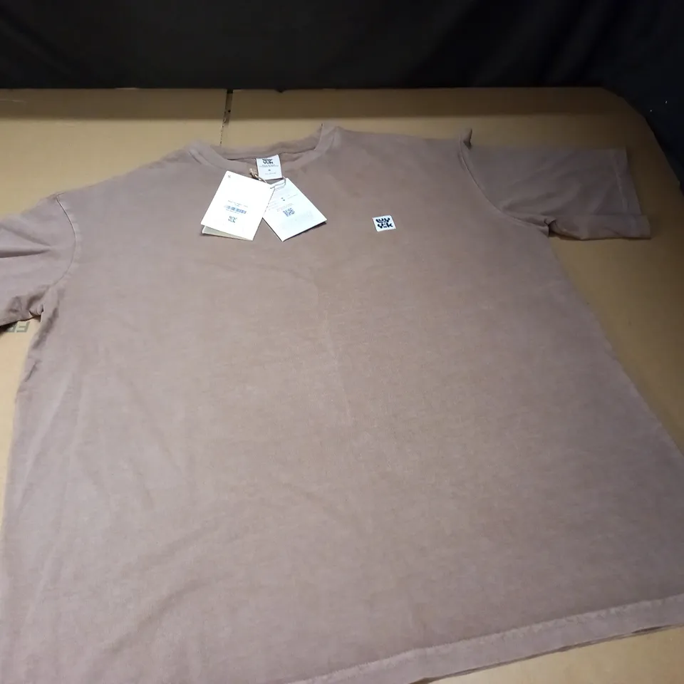 LUCY & YAK BENNY TEE ORGANIC COTTON T-SHIRT - S