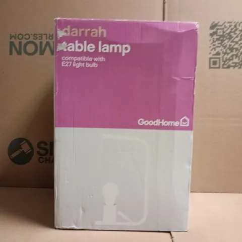 BOXED GOODHOME DARRAH TABLE LAMP