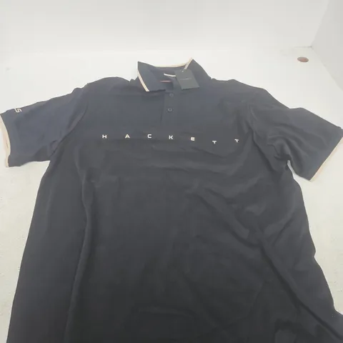 HACKETT SPORT NAVY ESSENTIAL POLO SHIRT – MEN’S, SIZE L 