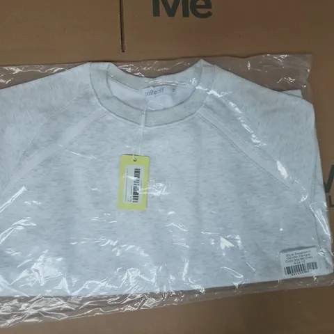 BAGGED MILEOFF FEMALE SWEATSHIRT IN GREY MARL SIZE 12