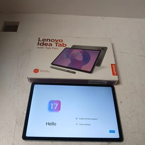 LENOVO IDEATAB TABLET WITH TAB PEN