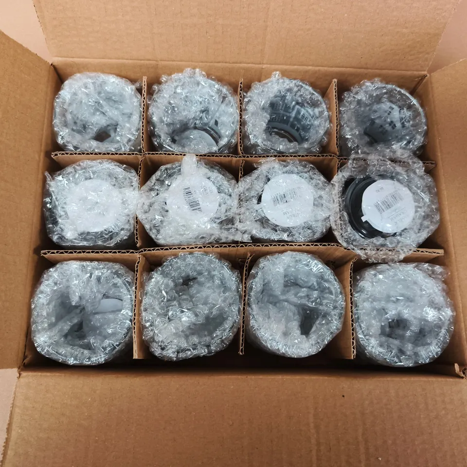 GISELA GRAHAM LONDON - CHRISTMAS GLASS CANDLE HOLDERS SET (48 PCS) – WINTER VILLAGE DESIGN