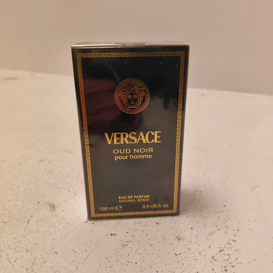 BOXED AND SEALED VERSACE POUR HOMME OUD NOIR EAU DE PARFUM SPRAY - 100ML